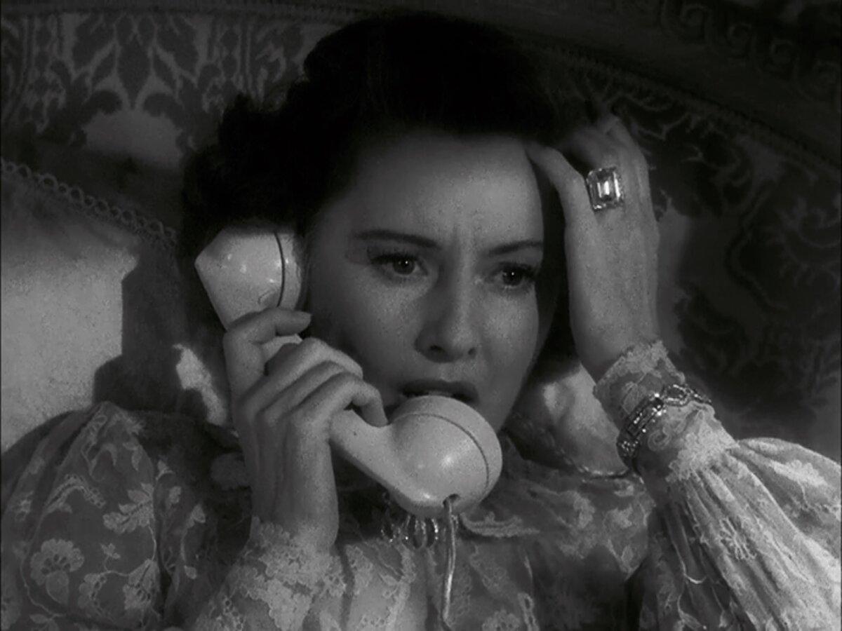Leona Stevenson (Barbara Stanwyck), in "Sorry, Wrong Number." (Paramount Pictures)