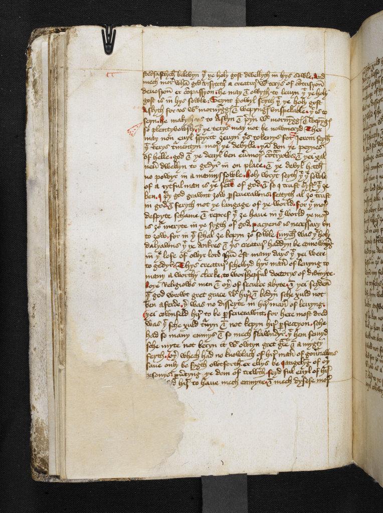 The only known copy of the British mystic Margery Kempe's autobiography, owned by the British Library. (Public Domain)