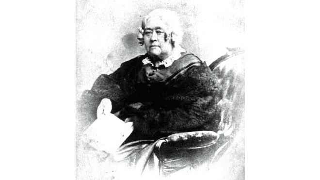 A portrait of Elizabeth Peabody, 1850. (Public Domain)