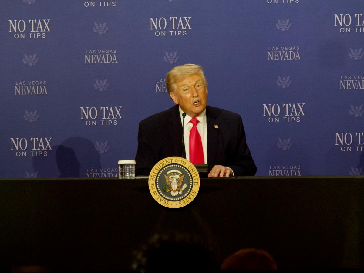 Trump Touts Tax Reform at Las Vegas Roundtable 