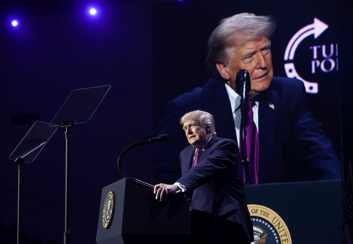 Trump Fires Up Midterm Push at TPUSA Rally in Phoenix