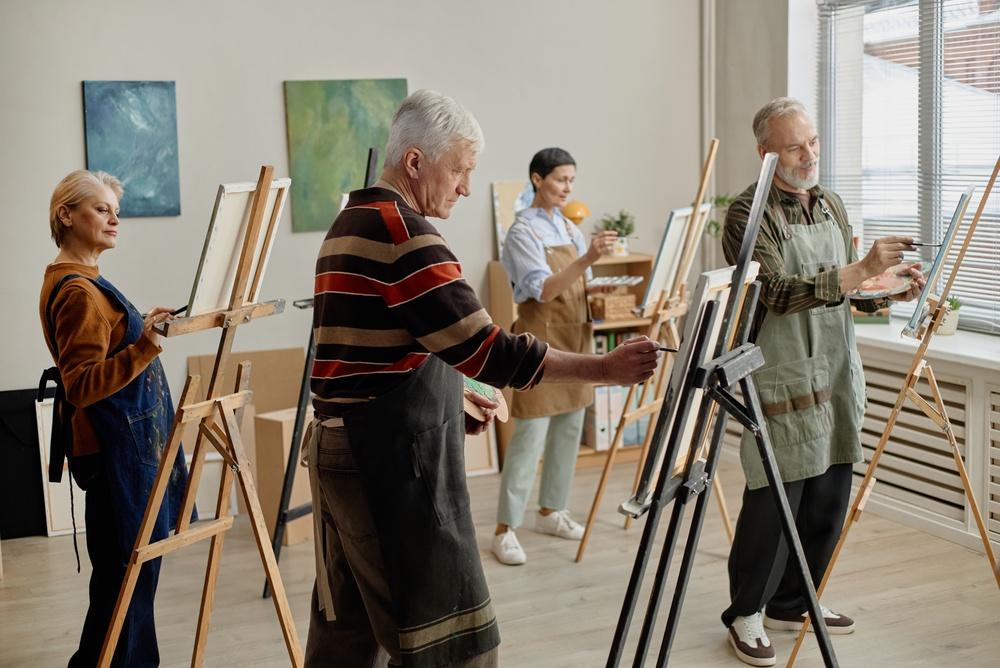 Engaging in the arts can extend far into our older years. (SeventyFour/Shutterstock)