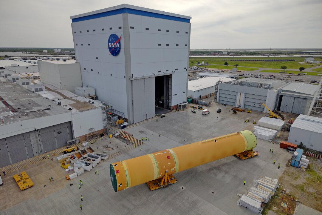 NASA Rolls Out Key Section of Artemis III Rocket
