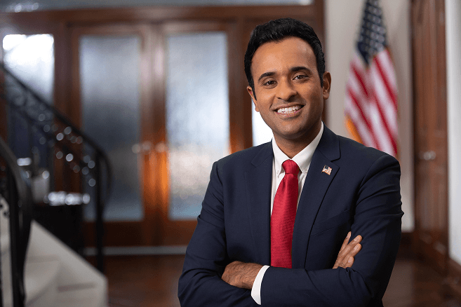 2026 Ohio Republican gubernatorial candidate Vivek Ramaswamy in a portrait. (Courtesy of Vivek for Ohio)