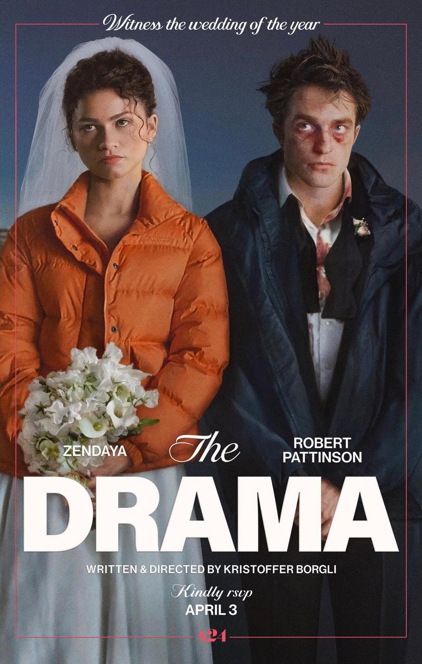 Promotional poster for "The Drama." (A24)