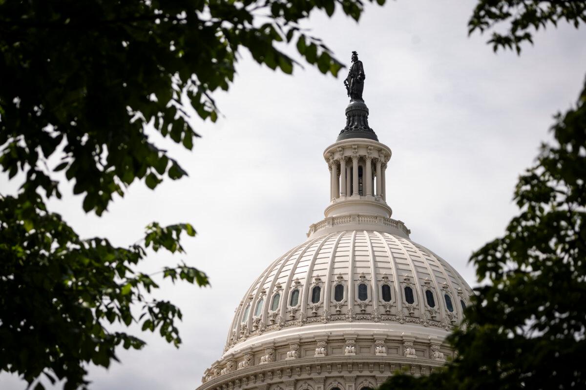 The U.S. Capitol on April 22, 2026. (Madalina Kilroy/The Epoch Times)