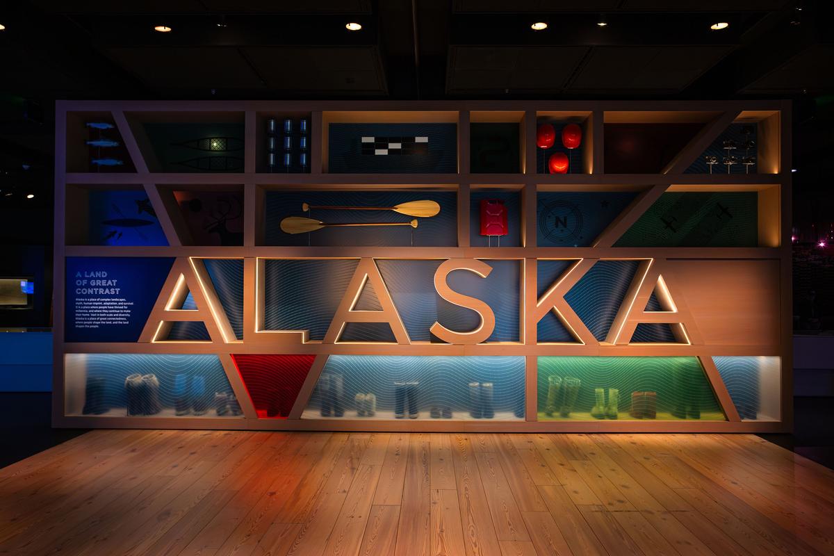 The Alaska exhibition illustrates the native's ingenuity and understanding of the landscape in order to survive and thrive across the North. (Logan Bush/Shutterstock)