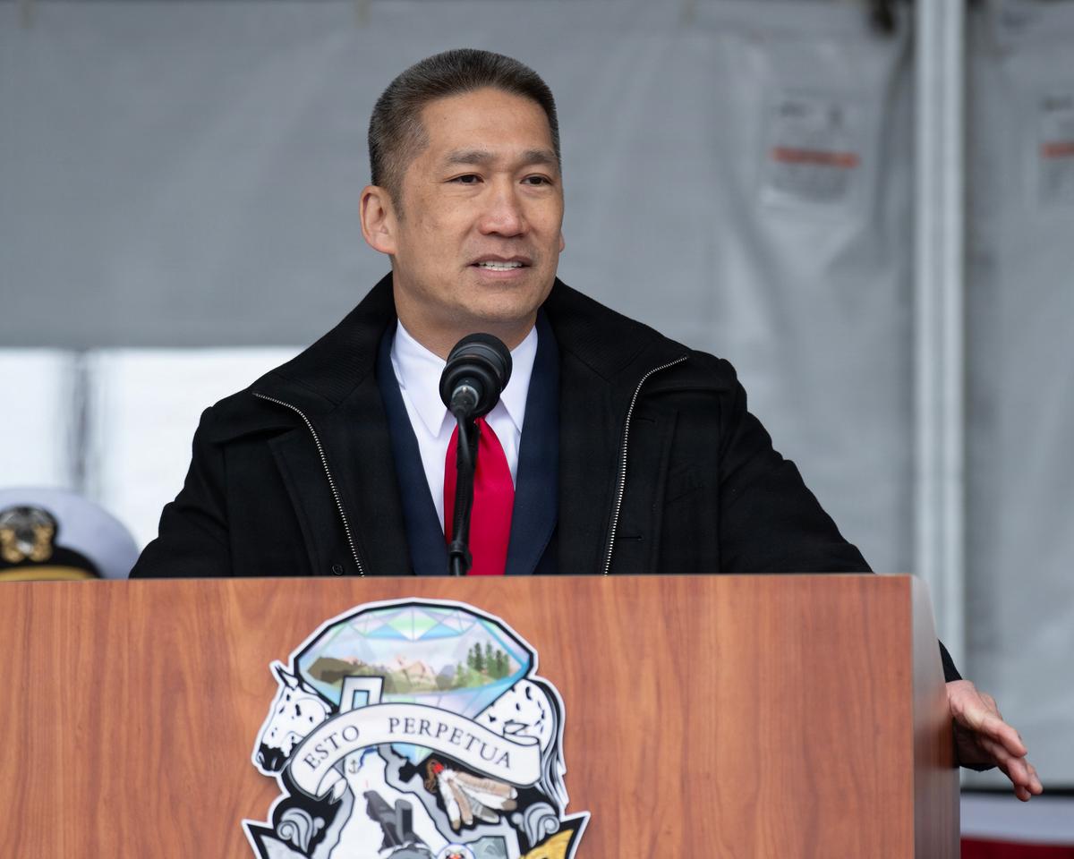 Acting Navy Secretary Hung Cao Lists Shipbuilding as a Top Priority