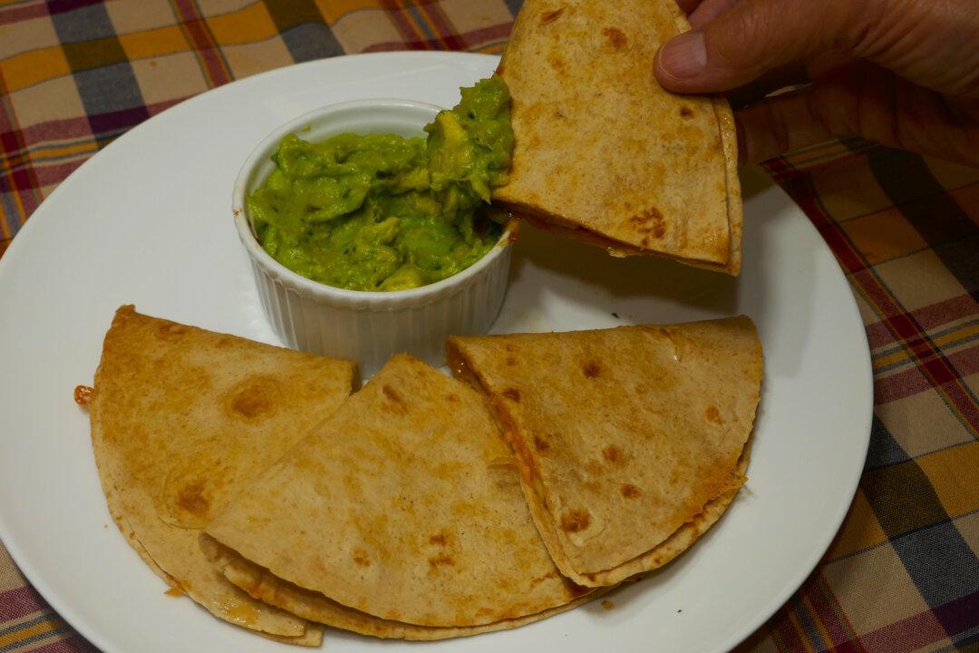 Skillet-Toasted Cheese Quesadilla