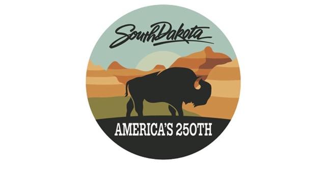 South Dakota reveals its logo to celebrate the 250th anniversary of America's founding. (Courtesy of South Dakota State Historical Press)