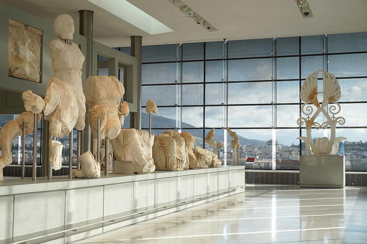 Sculptures, friezes, and everyday objects from ancient Athens have been displayed at the Acropolis Museum since its opening in 2009. (SIAATH/Shutterstock)