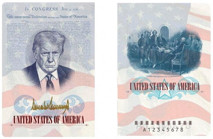 US to Issue Limited Passports With Trump’s Image for America’s 250th Anniversary