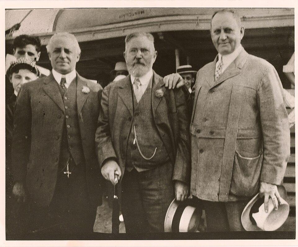 A.D. Henderson, Adolph Goetting, and D.H. McConnell. (Public Domain)
