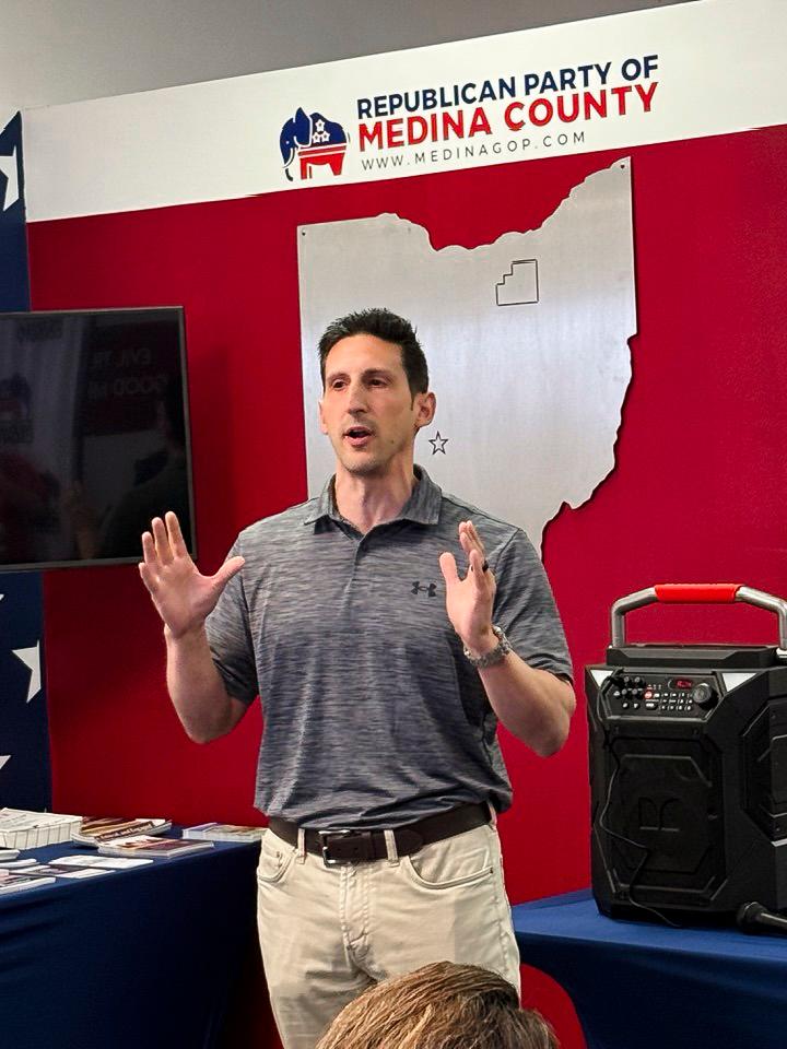 Combat veteran and elections integrity activist Marcell Strbich is running for the Ohio Secretary of State GOP nomination. (Courtesy of Strbich for Ohio)