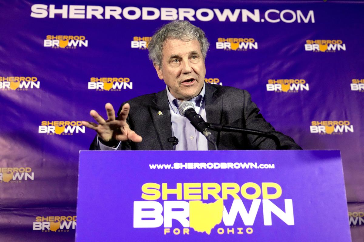 Sherrod Brown Wins Ohio Democratic Primary in Bid to Reclaim US Senate Seat