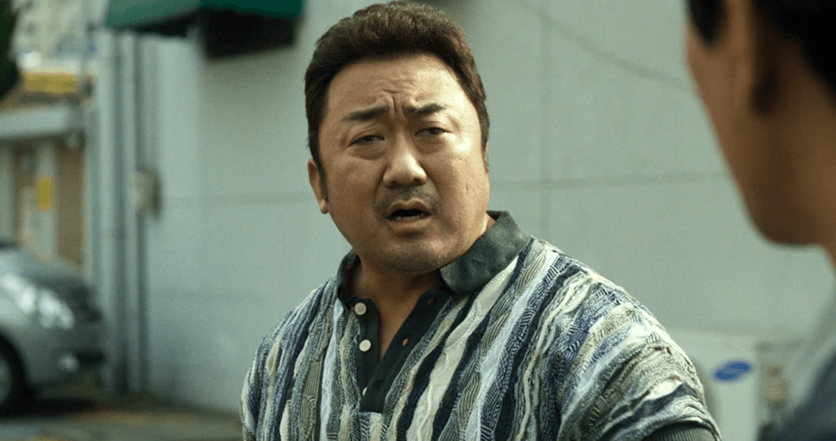 Ma Seok-do (Ma Dong-seok), in “The Outlaws.” (GJW)
