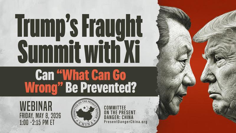 LIVE NOW: CPDC Webinar Examines Risks Ahead of Trump–Xi Summit