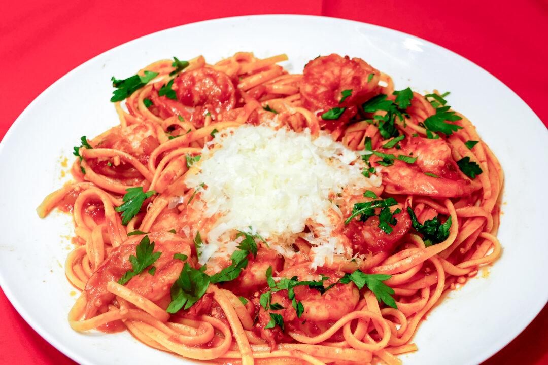 Shrimp With Linguine Fra Diavolo
