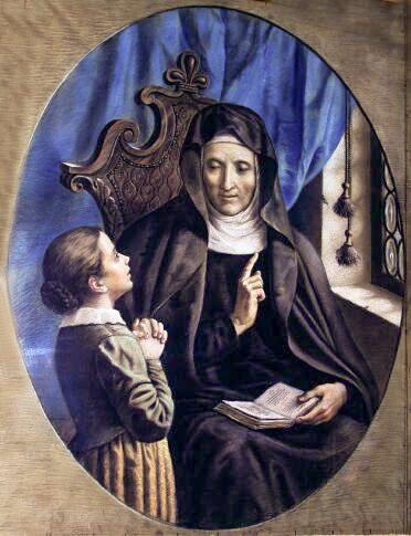 "Saint Angela Merici" by Pietro Calzavacca. Angela Merici founded the Ursulines, an order of Catholic nuns dedicated to teaching young women. (Public Domain)