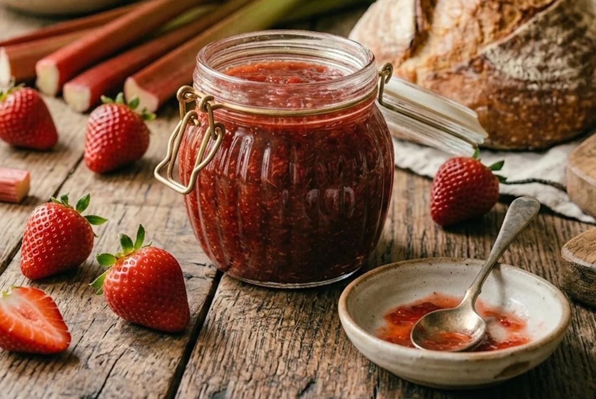Strawberry Rhubarb Jam