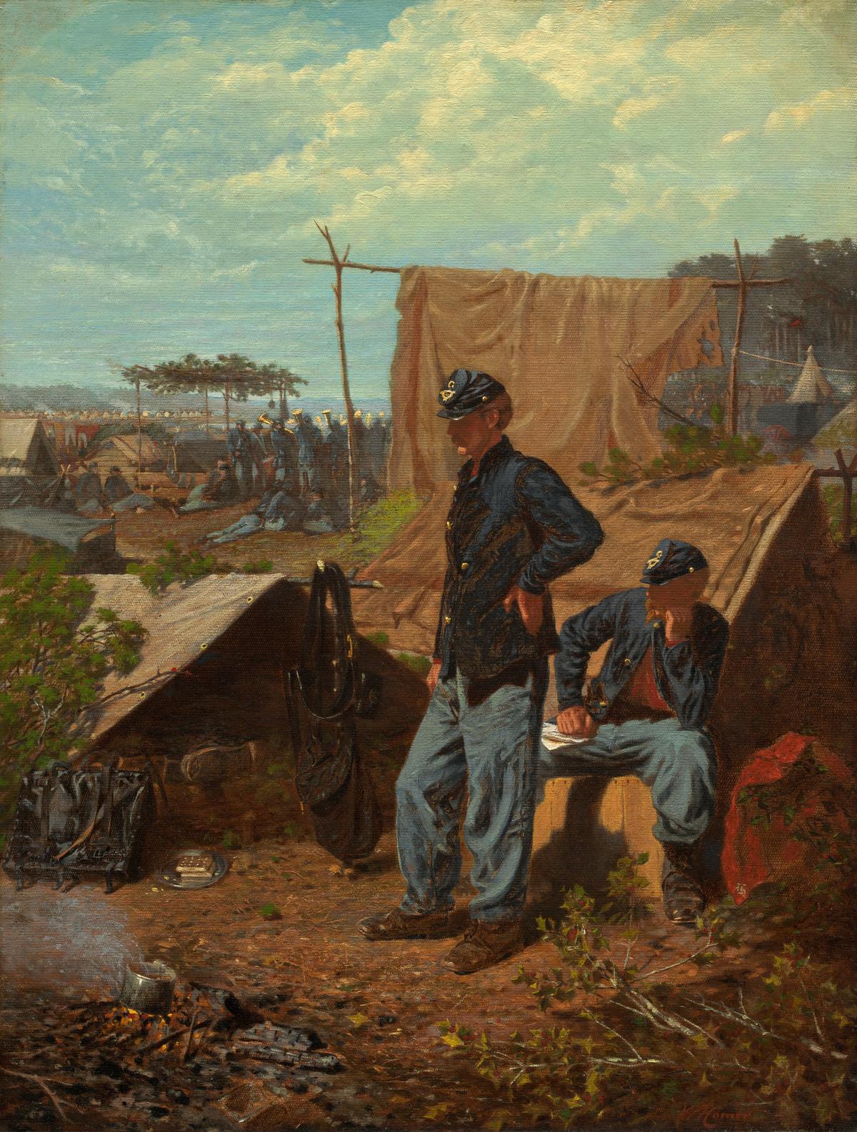 "Home, Sweet Home," circa 1863, by Winslow Homer. Oil on canvas; 21 1/2 inches by 16 1/2 inches. National Gallery of Art, Washington. (Pubic Domain)