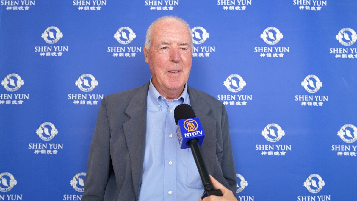 Gérard Hamelle attends  Shen Yun at the Palais des Congrès in Paris on the afternoon of May 9, 2026. (NTD)