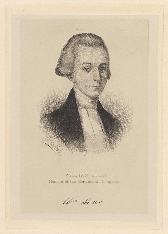 William Duer, an engraving by Max Rosenthal. (Public Domain)