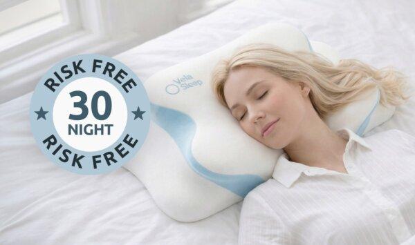 Decompress Your Neck While You Sleep. Your pillow is destroying your neck… but VelaSleep can fix it! 