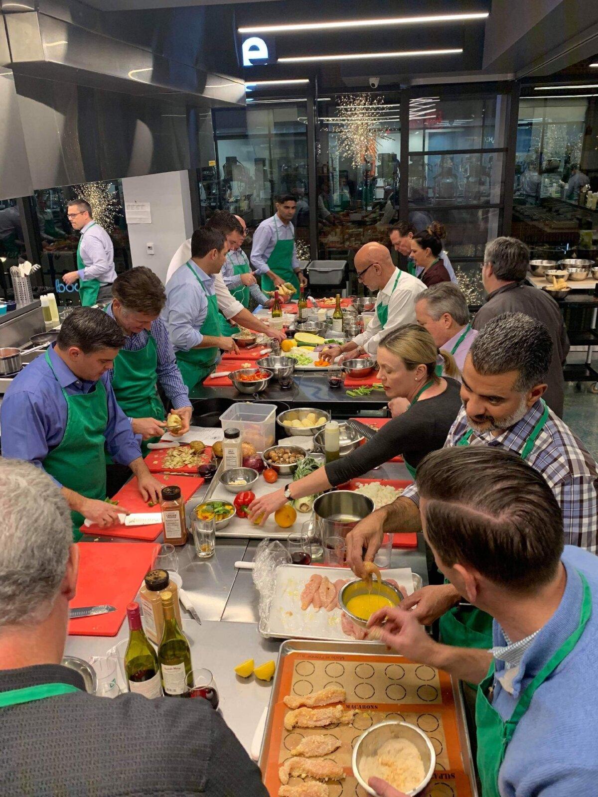 Cooking classes just for men can take the pressure out of fine-tuning one's ability to create appetizing dishes. (Courtesy of Dreamstime)