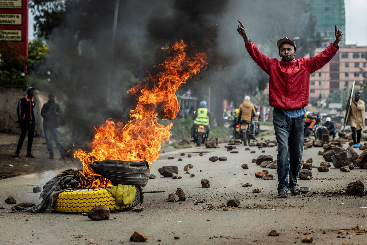Day in Photos: Kenya Fuel Price Protests, OpenAI Wins Lawsuit, and Sandy Fire Evacuation