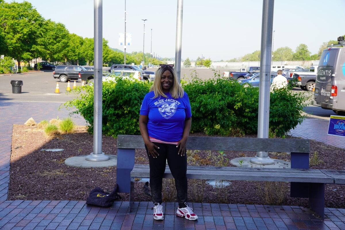 Tiffany Sondergaard, a business owner from Bethlehem, voted in the primary for Pennsylvania's 7th Congressional District on May 19, 2026. (Jacob Burg/The Epoch Times)