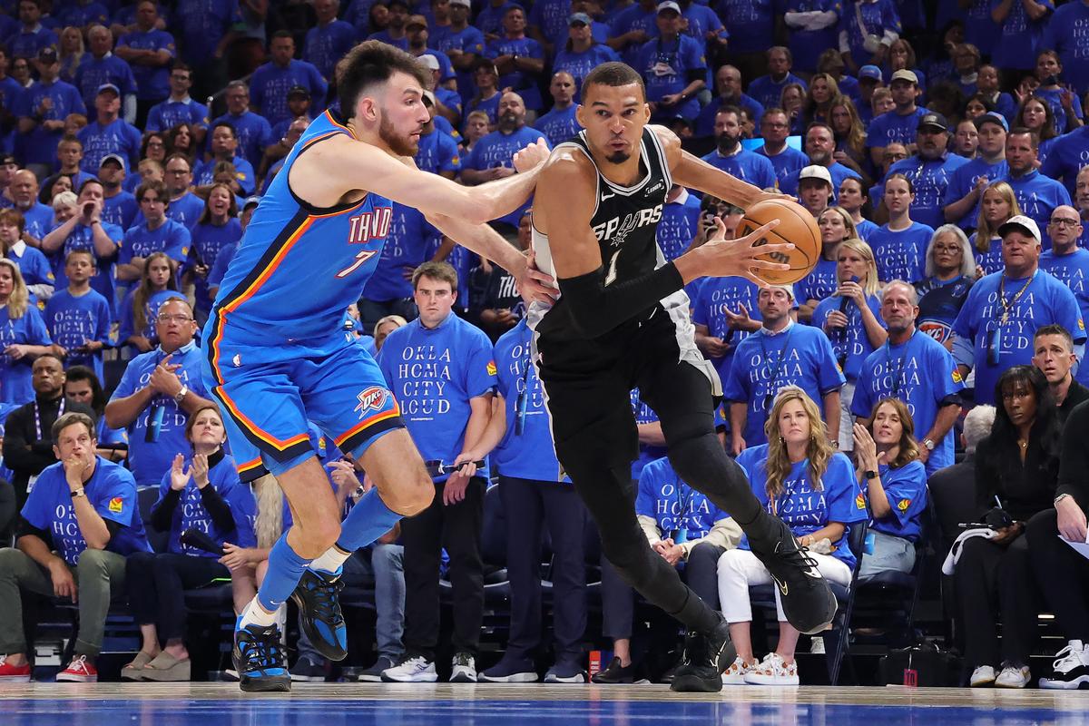 Spurs Stun Thunder 122–115, Wembanyama Shines With 41 Points in Conference Finals Opener