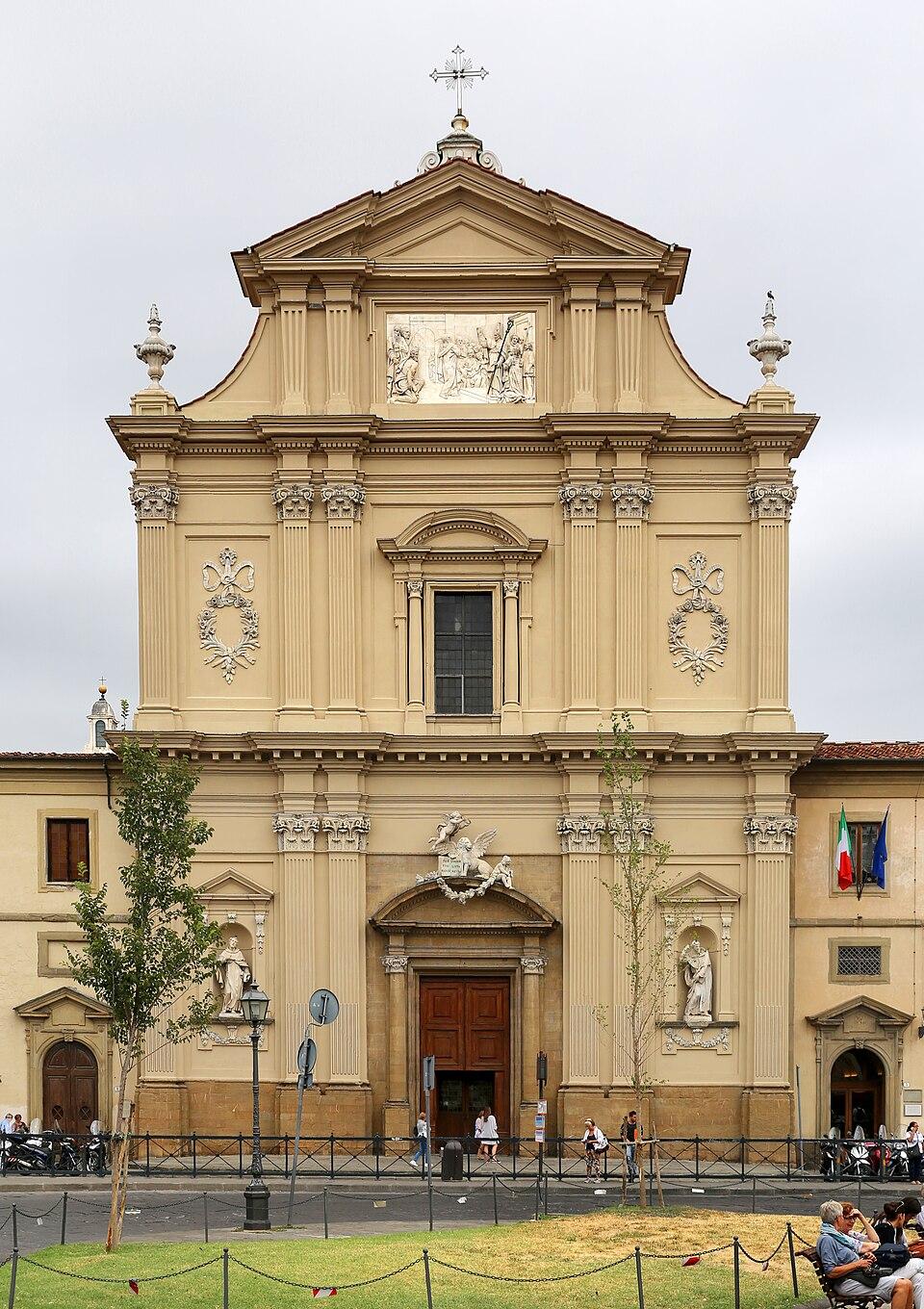 The front facade of the San Marco monastery. (<a href="https://commons.wikimedia.org/wiki/User:Sailko">Sailko</a>/<a href="https://creativecommons.org/licenses/by/3.0/deed.en">CC BY-SA 3.0</a>)