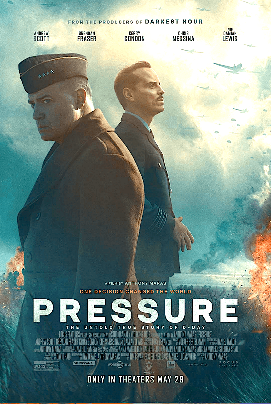 Promotional poster for "Pressure." (Working Title Films/StudioCanal)