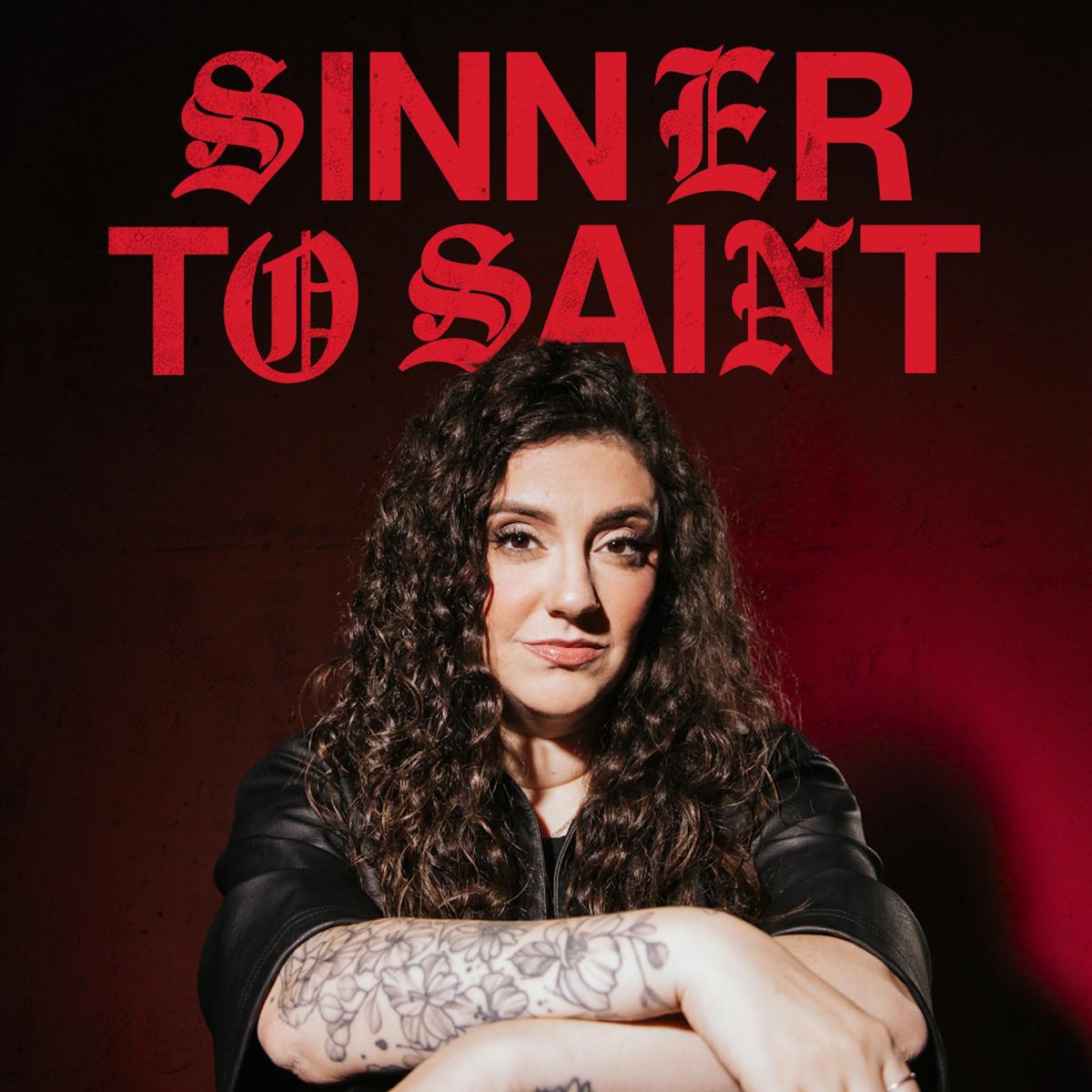 Cover for Amanda Janson's autobiographical album "Sinner to Saint," released Feb. 27, 2026. The 10-track album chronicles her journey of surrender and healing. (Courtesy of Amanda Janson)