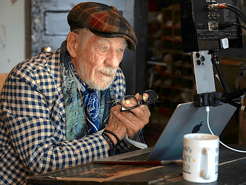 Julian Sklar (Ian McKellen) is an over-the-hill artist in "The Christophers." (Claudette Barius/NEON)