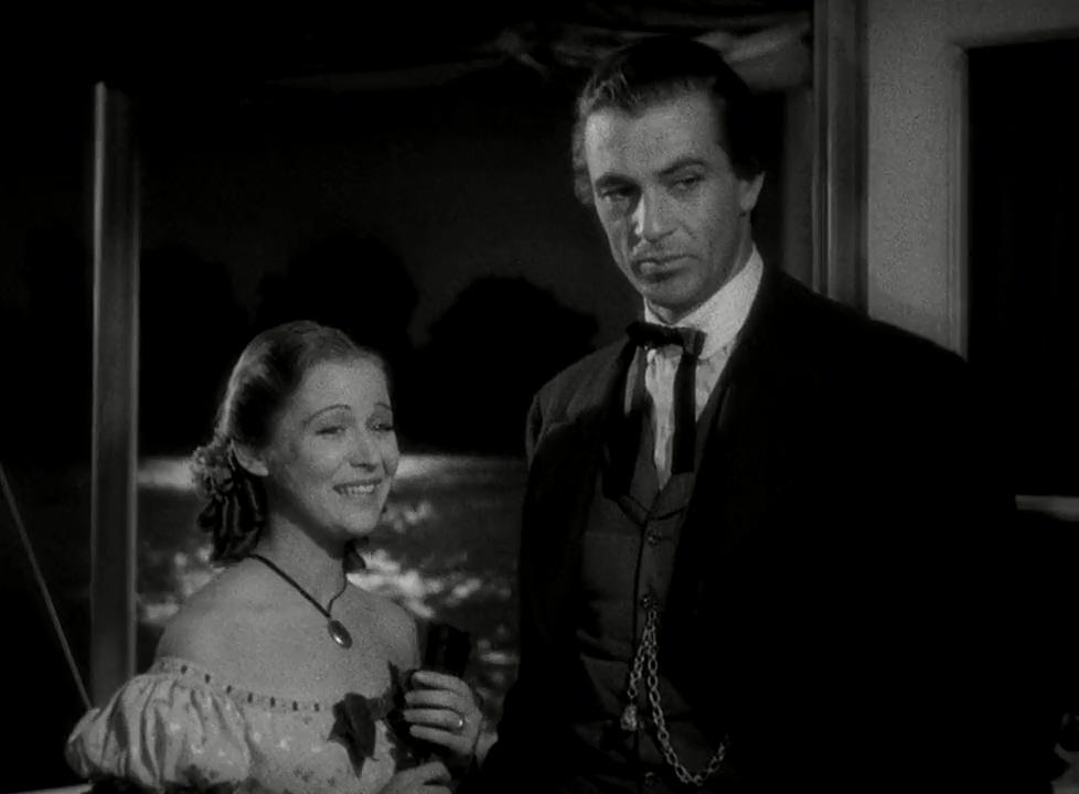 Louisa (Helen Burgess) and “Wild Bill” Hickok (Gary Cooper), in “The Plainsman.” (Paramount Pictures)