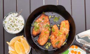 A Summer Shore Lunch at Home