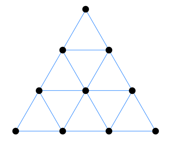 Pythagoras is said to have devised the 10-point tetractys, a symbol of harmony. (Public Domain)