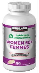 Health Canada has issued a recall notice for four Kirkland Women's 50+ vitamins. (Health Canada handout photo)