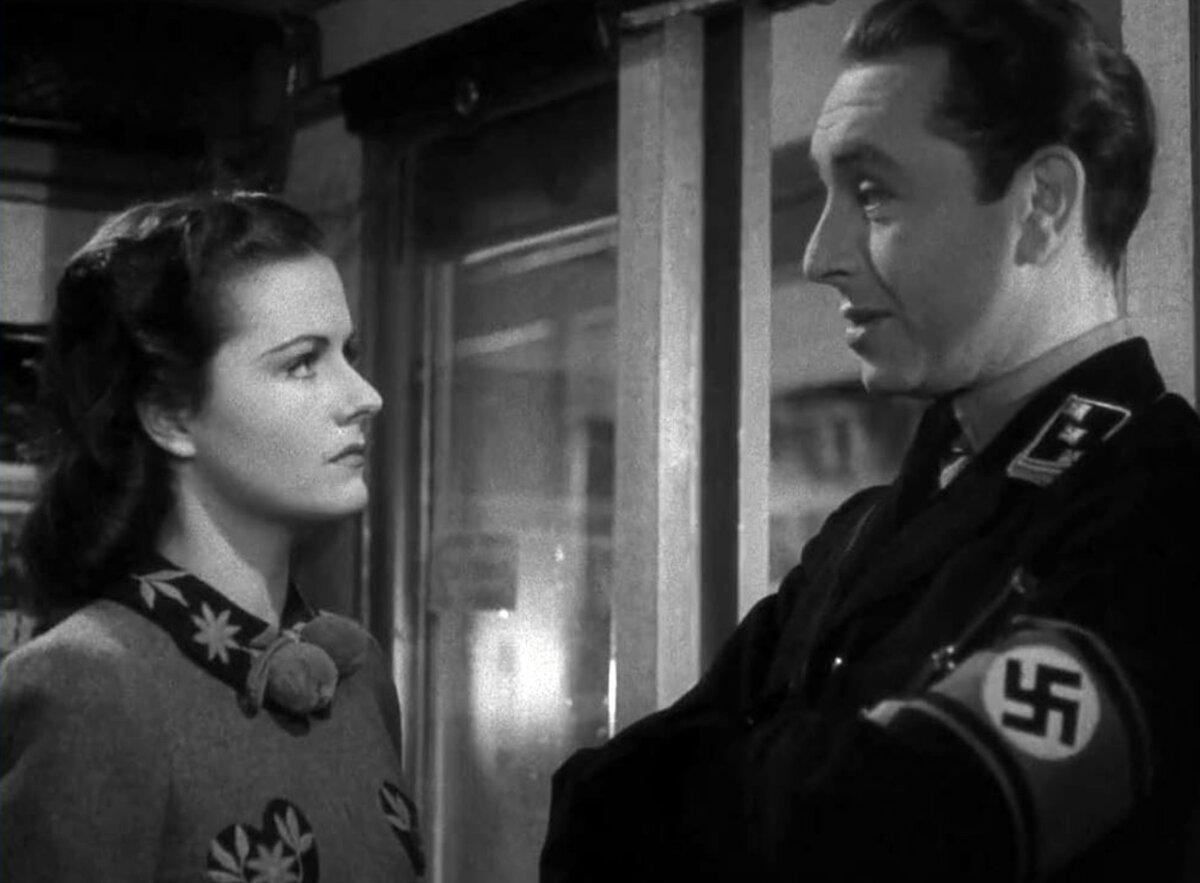 Anna Bomasch (Margaret Lockwood) and Karl Marsen (Paul Henreid), in “Night Train to Munich.” (20th Century Fox)