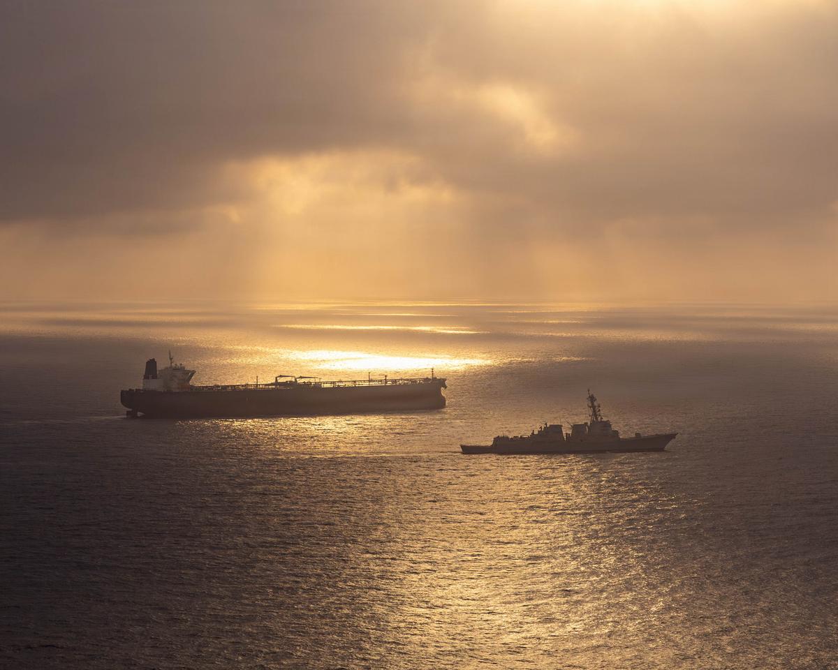 US Fires on Gambian-Flagged Cargo Ship as Part of Iran Blockade