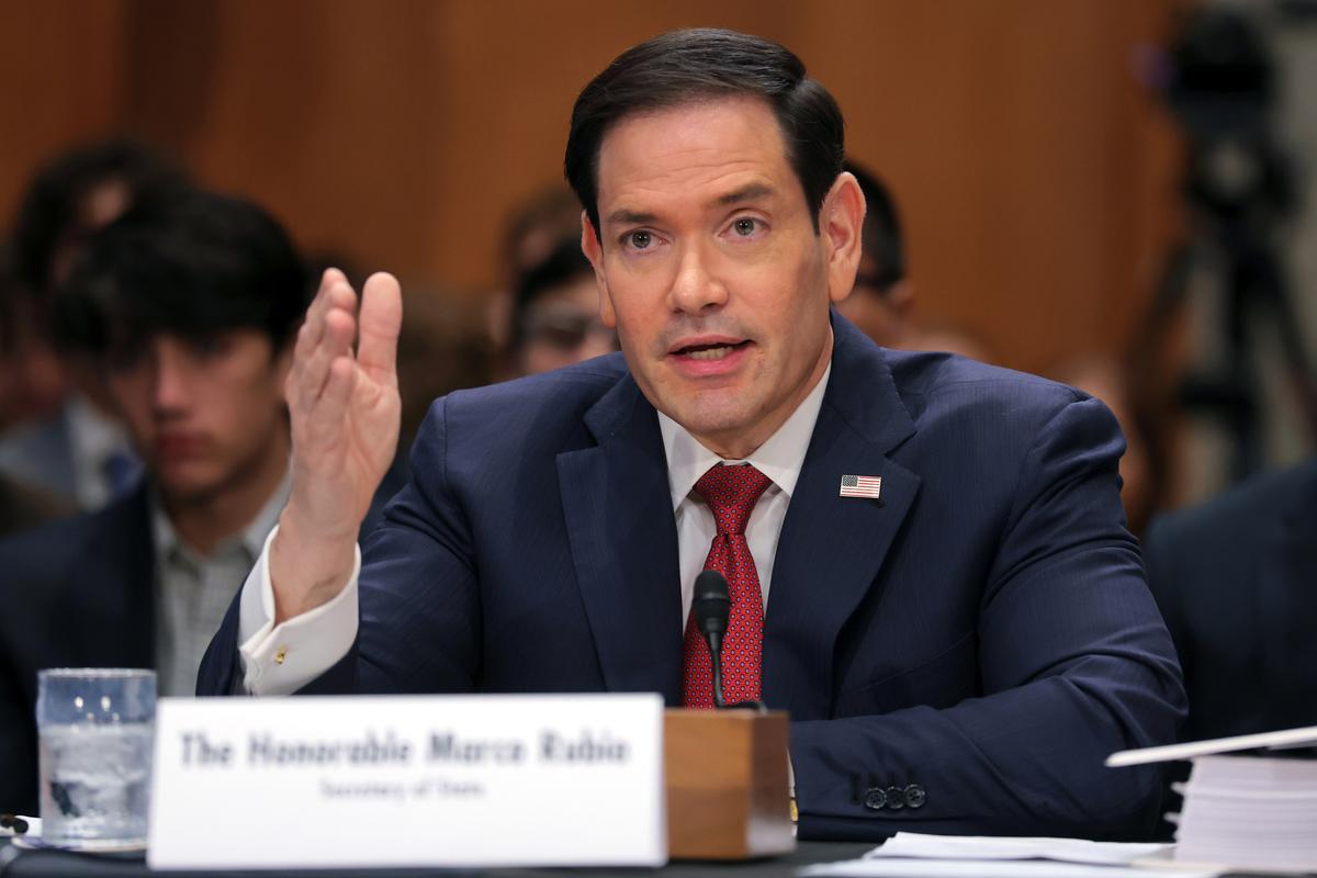 U.S. Secretary of State Marco Rubio testifies during a Senate Foreign Relations Committee hearing in the Dirksen Senate Office Building in Washington on June 2, 2026. (Anna Moneymaker/Getty Images)