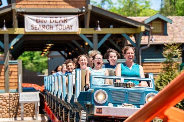 Big Bear Mountain is Dollywood’s longest coaster, taking riders on a high-speed, 4,000-foot trek through Wilderness Grove. (Dollywood Parks & Resorts)