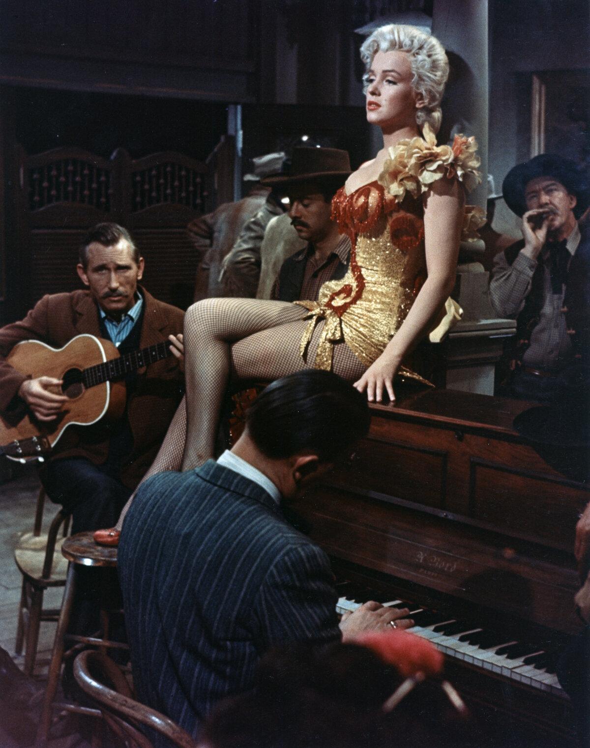 Marilyn Monroe sings the title song, in "River of No Return." (Michael Oats/Archives/Getty Images)