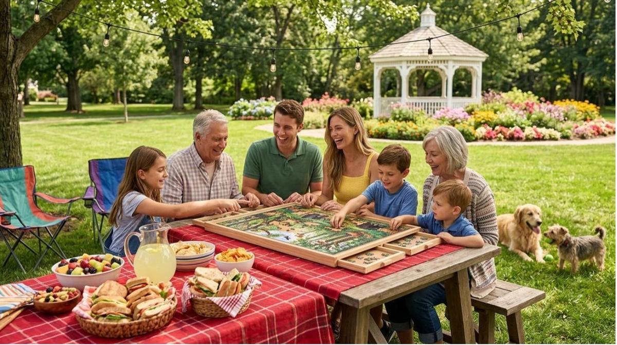 Puzzle-Loving Dads Are Obsessed With This Rotating Puzzle Board