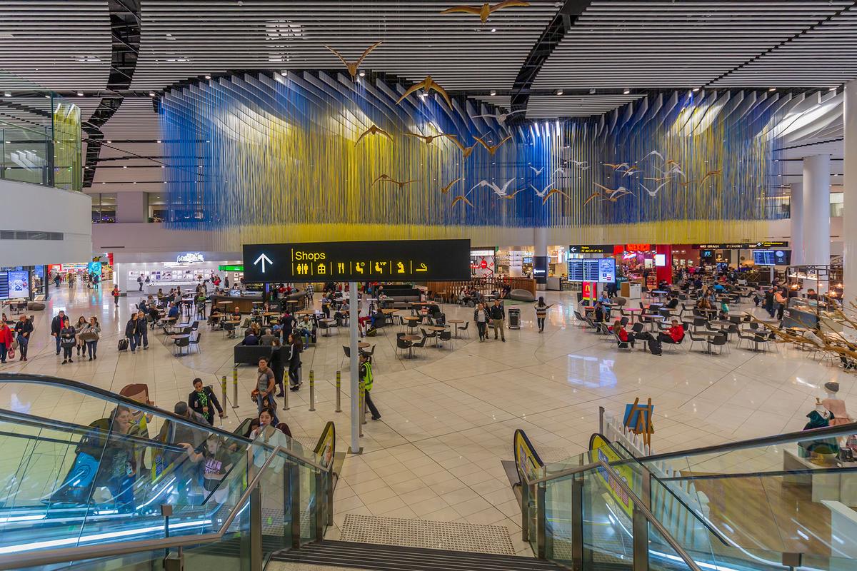 The International Terminal at Auckland International Airport handles millions of passengers annually and serves as a major hub for international travel. (NataliaCatalina.com/Shutterstock)