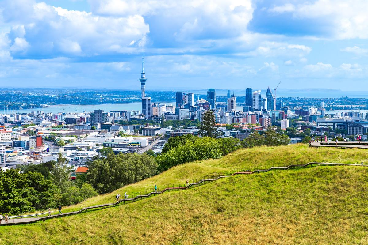 Known as the "City of Sails" due to its vibrant maritime culture, Auckland boasts sparkling harbors and volcanic landscapes. It's frequently ranked as one of the world's most livable cities. (Aurelien Ducos/Shutterstock)