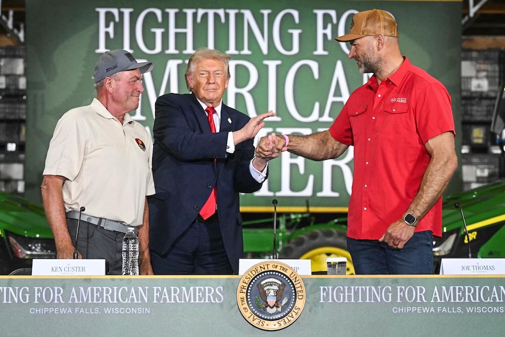 Trump Celebrates Farm-Friendly Achievements During Agriculture Roundtable in Wisconsin 