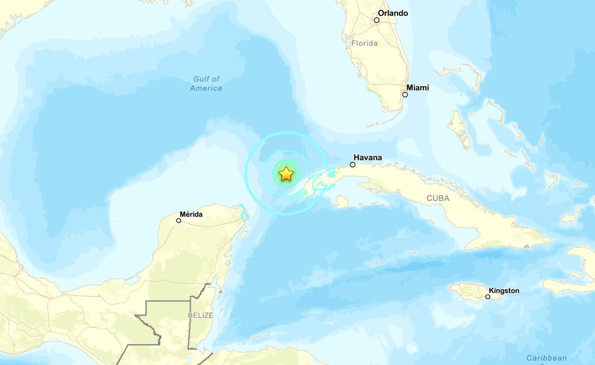 Earthquake With 6.1 Magnitude Hits Offshore Cuba, Shaking Buildings in Havana